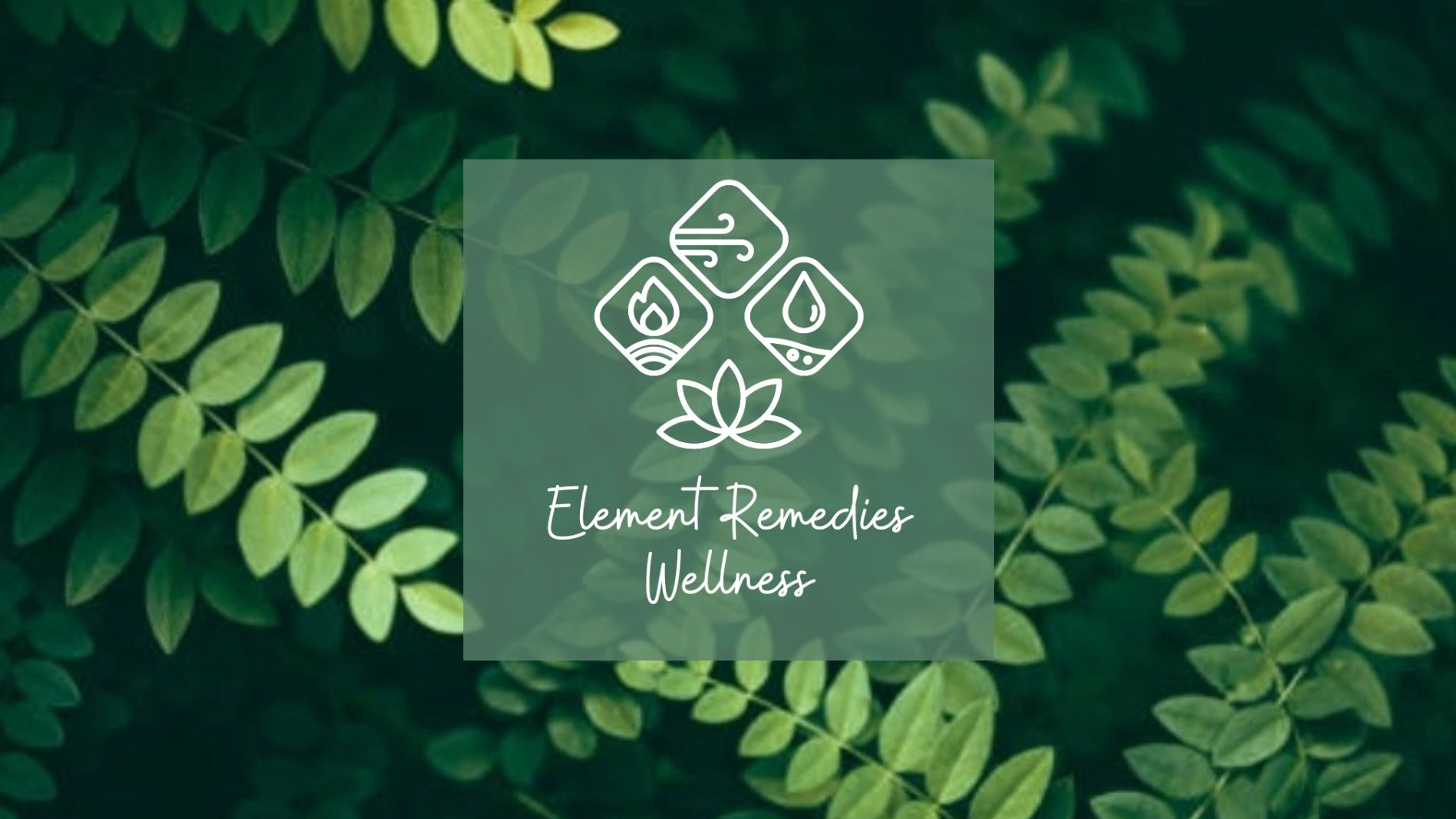Leaves with Element Remedies Wellness logo 