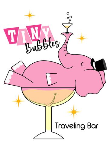 Tiny  Bubbles Traveling Bar