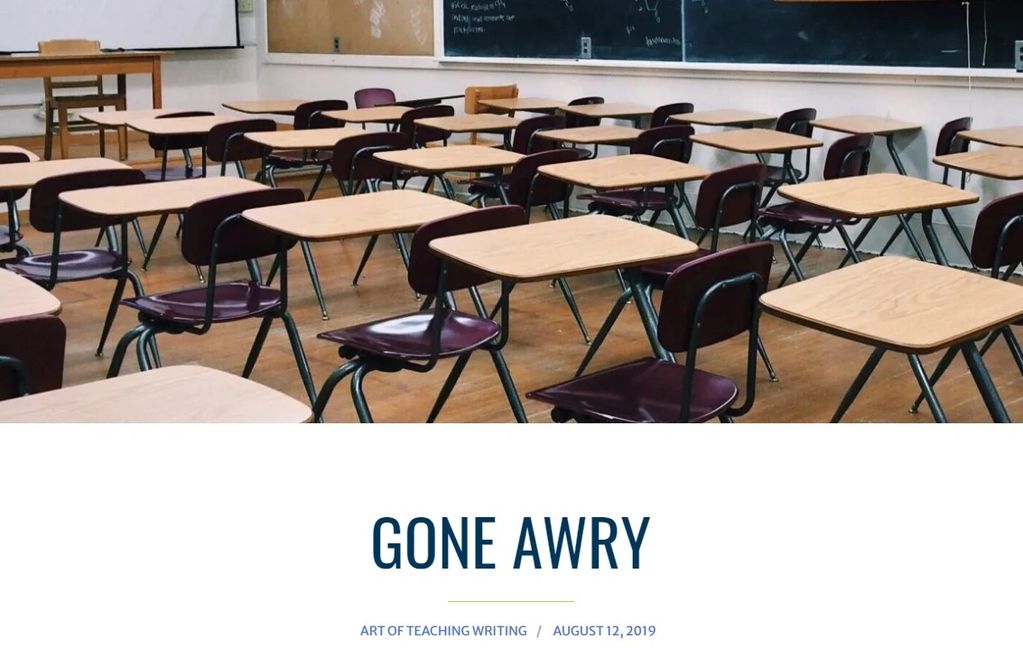 Gone Awry, an article by Katherine Watkins, gives her view of why she was booted from Aloha HS