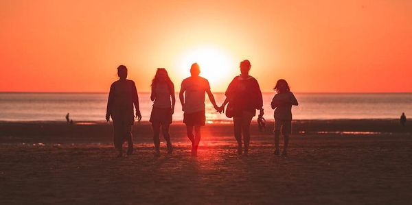 familia de vacaciones