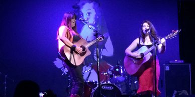 Americana Folk singers Stefanie Keys & Meaghan Owens onstage @ Molly Malones in Los Angeles