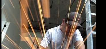 Custom fabrication work for electrical installation 