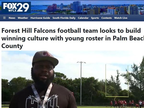 Forest Hill Falcons build a winning culture with young football roster.