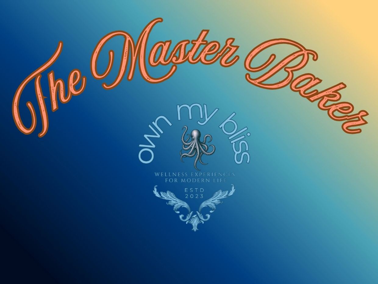 The Master Baker logo with an ocean theme.