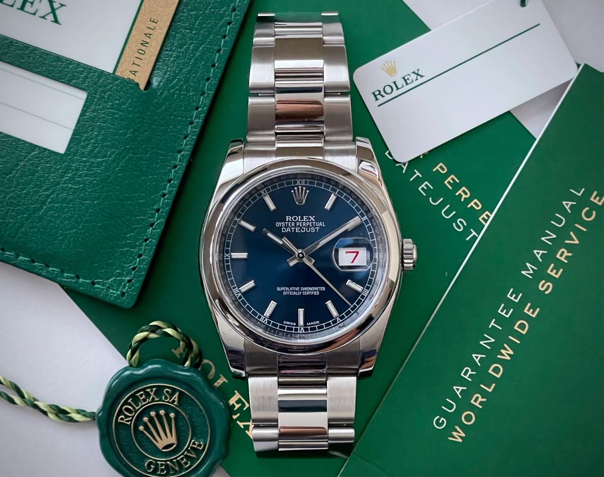 116200 blue dial online