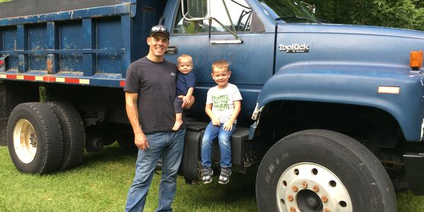 Clearfork Construction concrete and excavation owner and family in Bellville, Ohio