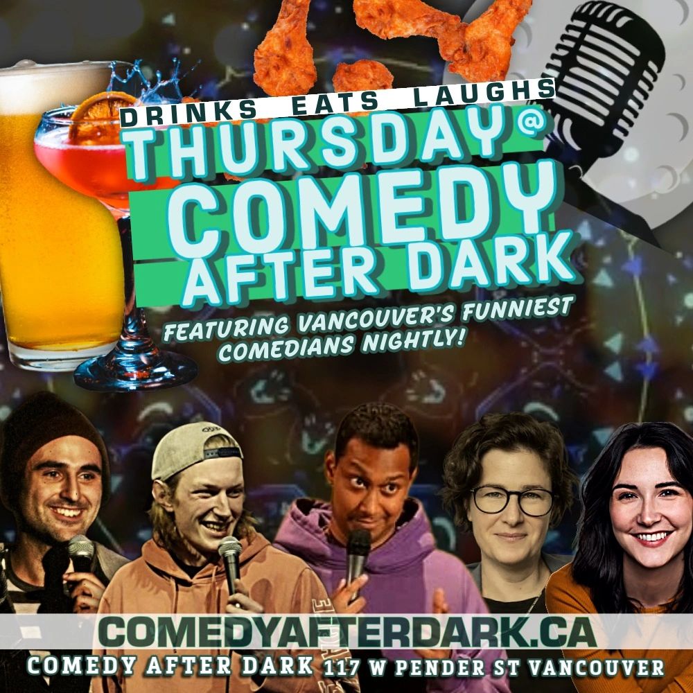 Comedy Club in Vancouver
Fun Things Stuff to Do in Vancouver
Comedy Events Oct 1 AYCE Wings Night 