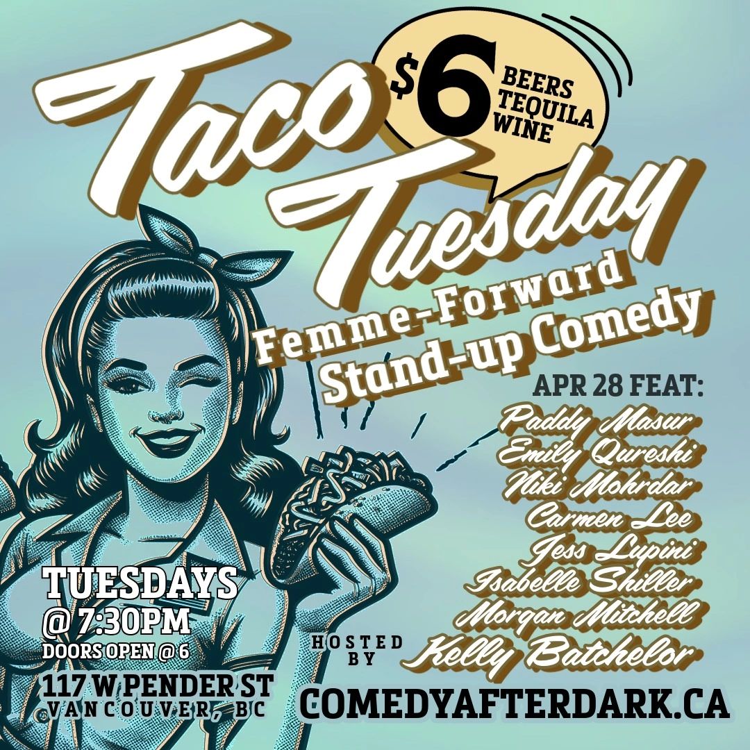 comedy club vancouver show tonight stand up comedy near me taco tuesday stuff to do in vancouver