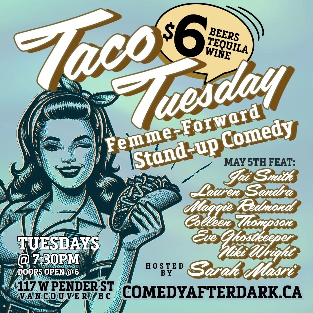 comedy club vancouver show tonight stand up comedy near me taco tuesday stuff to do in vancouver