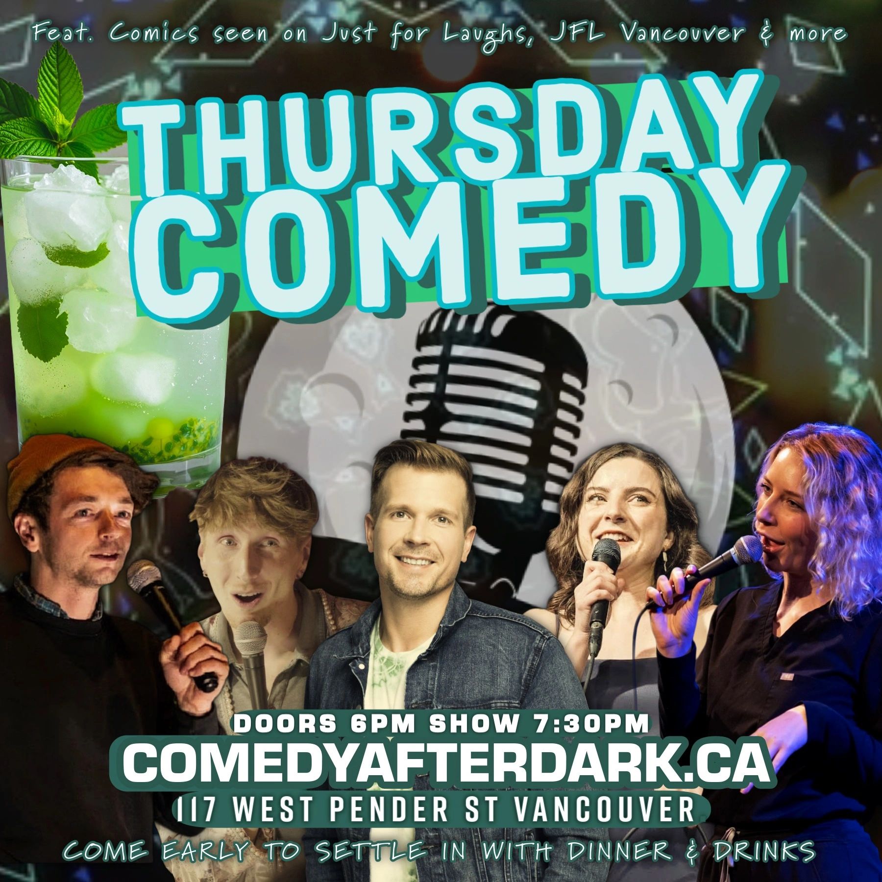 THURSDAY OPEN MIC vancouver comedy club near me fun stuff to do tonight in Vancouver comedy show 