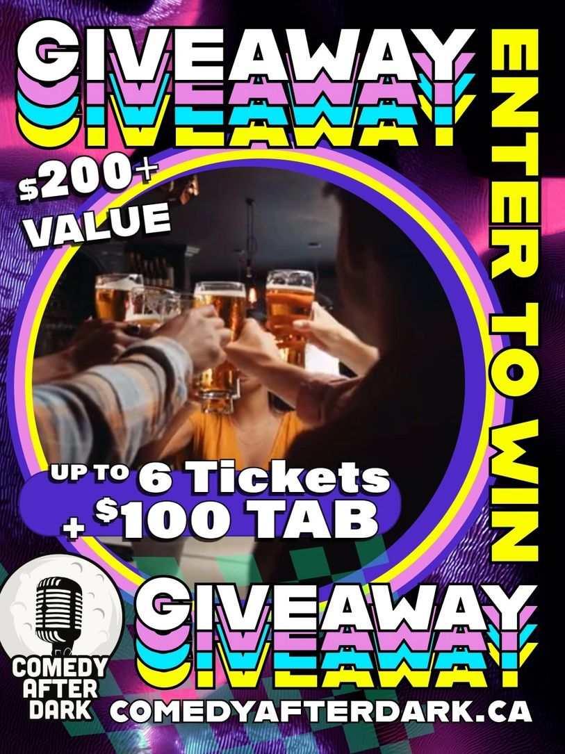 Comedy After Dark Ticket Giveaway Contest Free Stuff 