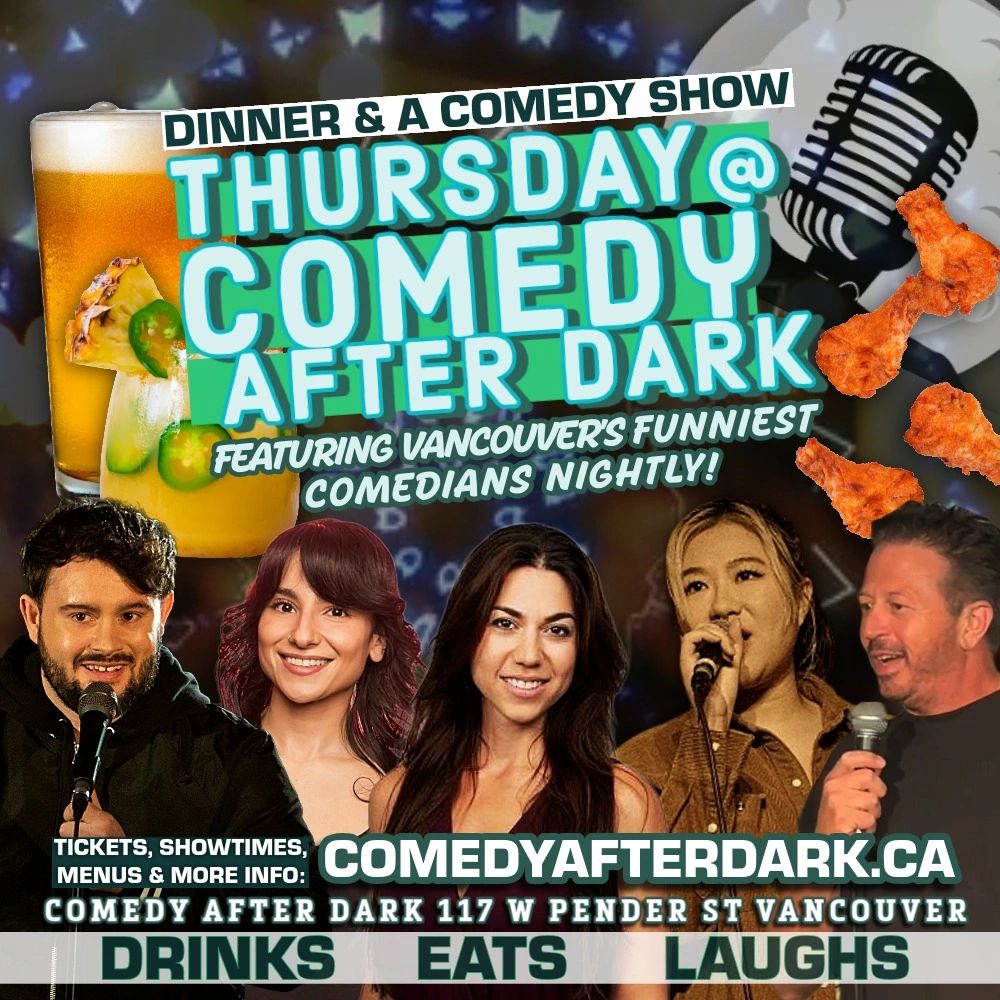 fun stuff to do in vancouver tonight
comedy club near me
events THU SEPT 3
Comedy Show Dinner bar
