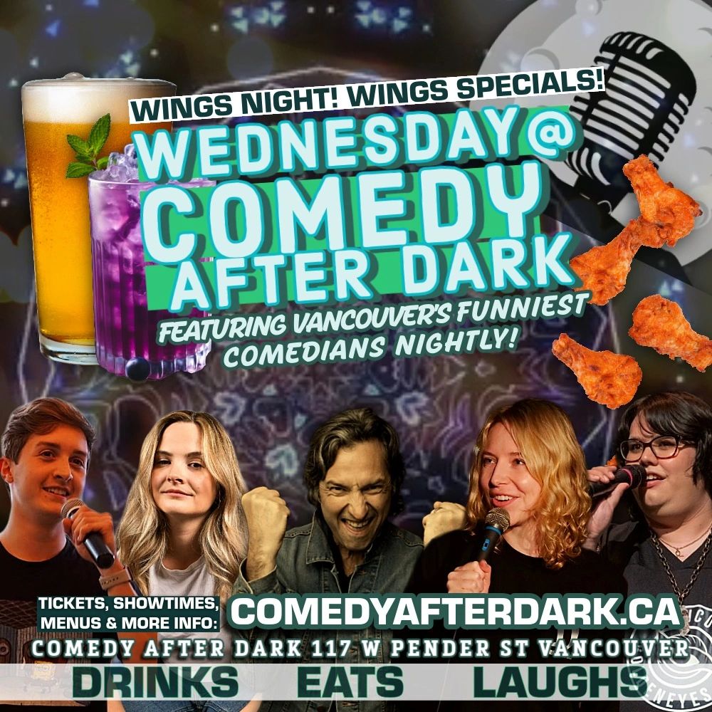 fun stuff to do in vancouver tonight
comedy club near me
events WED SEP 9
Comedy Show WINGS NIGHT
