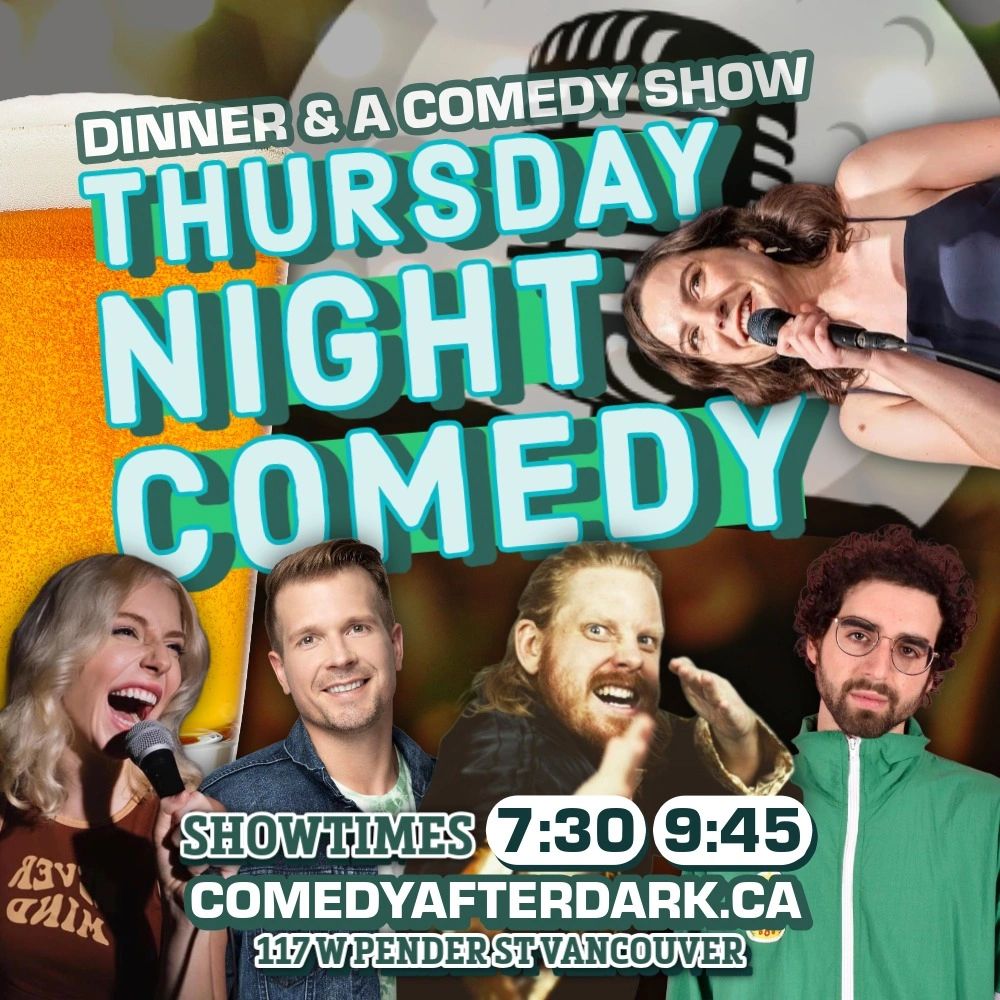 comedy club near me comedy THURSDAY stand up comedy restaurant fun things to do in vancouver