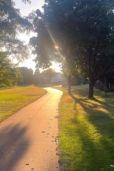 Pathway to the nearby park.