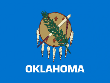 The State Flag of Oklahoma.