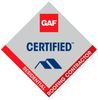 Certified GAF roofing contractor