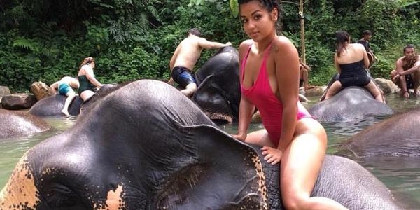 Elephant ride in Phuket 