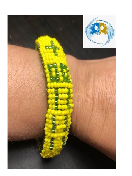 Orula Bracelet with Sign/Ilde Ide Idde de Orula con Oddun Signo