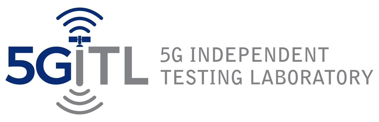 Logo for 5G Independent Testing Laboratory with a wireless signal icon.