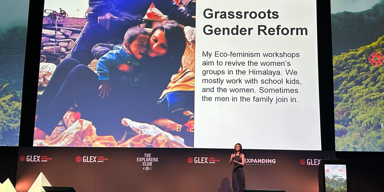 Presenting at the Glex Summit on Wildlife Grassroots Gender Reform, an offshoot of the my horse proj