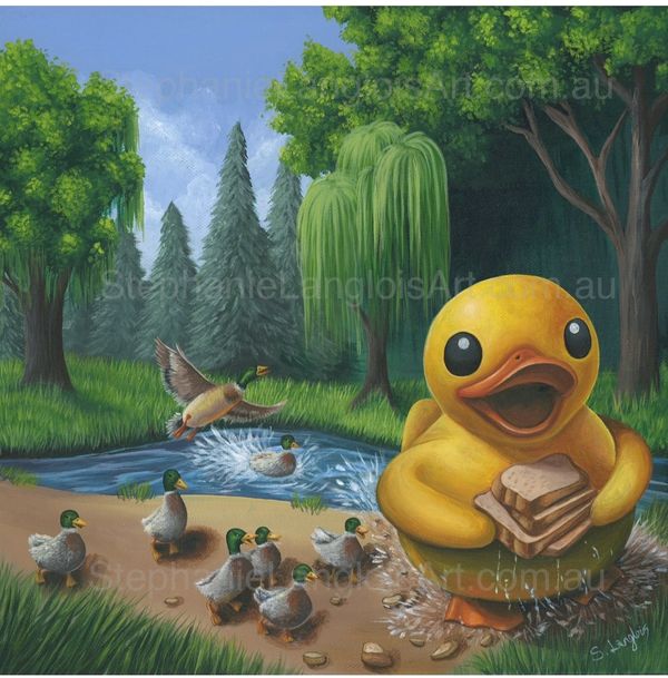 Title: The Great Escape
Medium: Acrylic on Canvas
Size: 34 x 34cm
