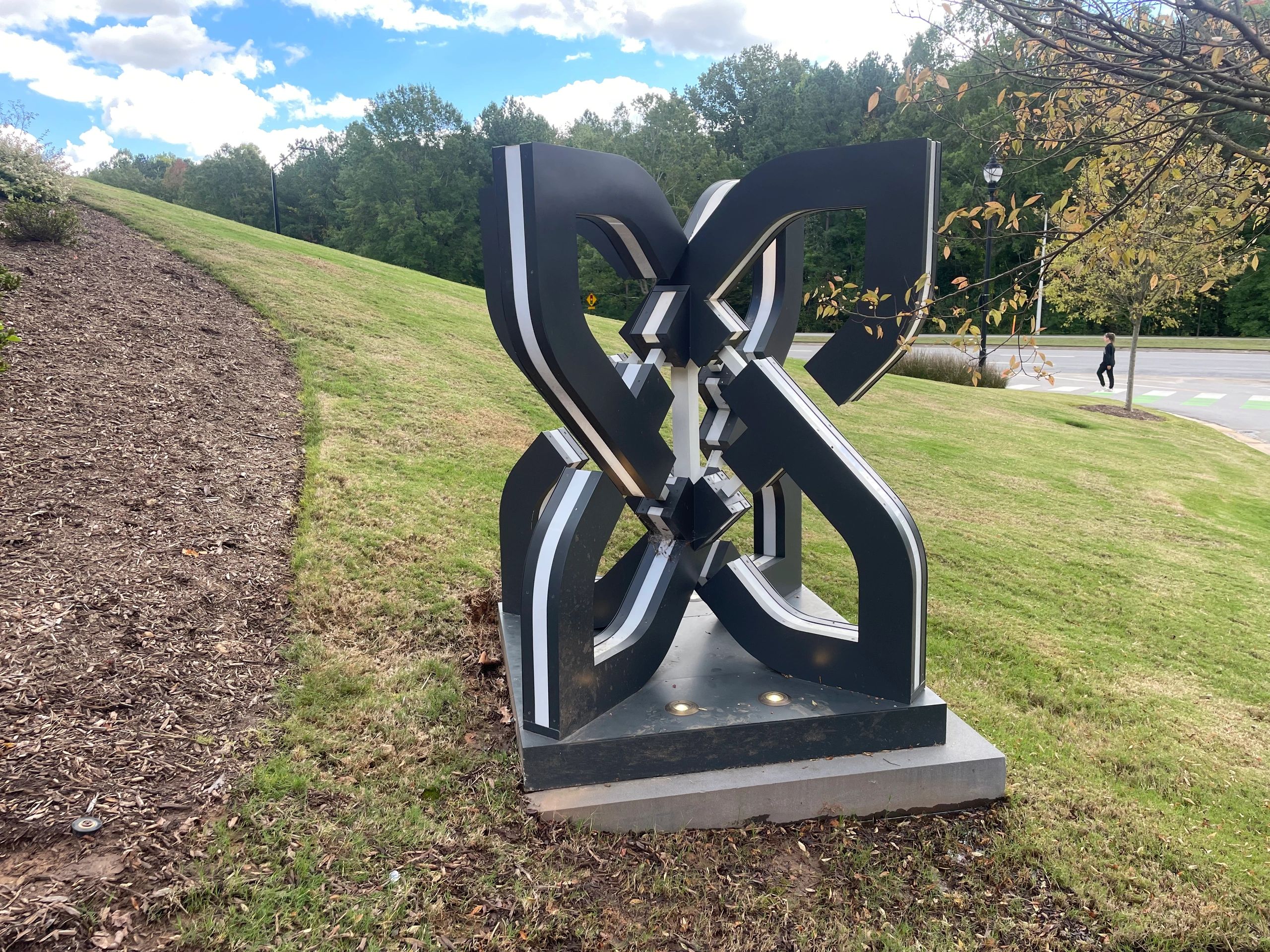 Sculpture style led lit signage 