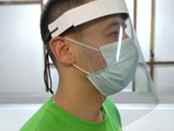 máscara protectora antifluido pet 