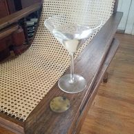 hand caned plantation chair