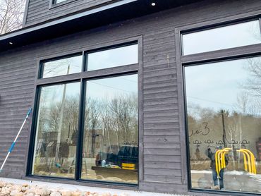 Commercial window clean, Port Carling, ON
