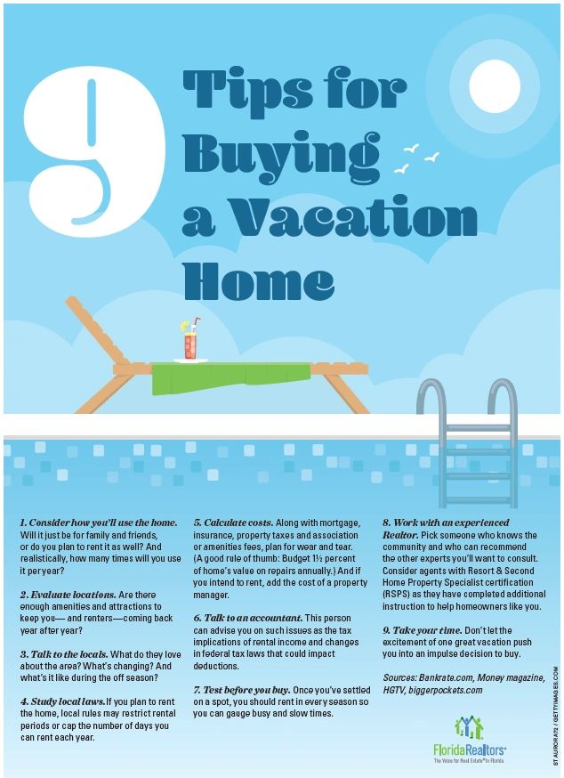 9 Tips For Buying A Vacation Home