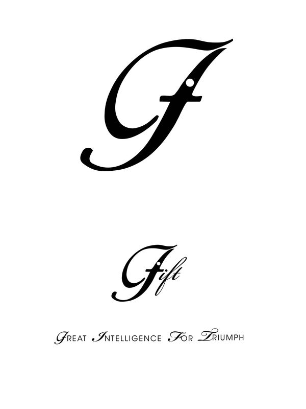 Elegant calligraphy with the word 'Gift' and its acronym meaning.