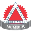 Logo of the National Notary Association with a member banner.