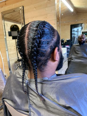 Gents cornrows 