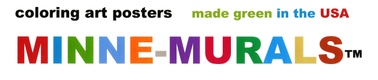 Minne-Mural   Coloring Art Posters