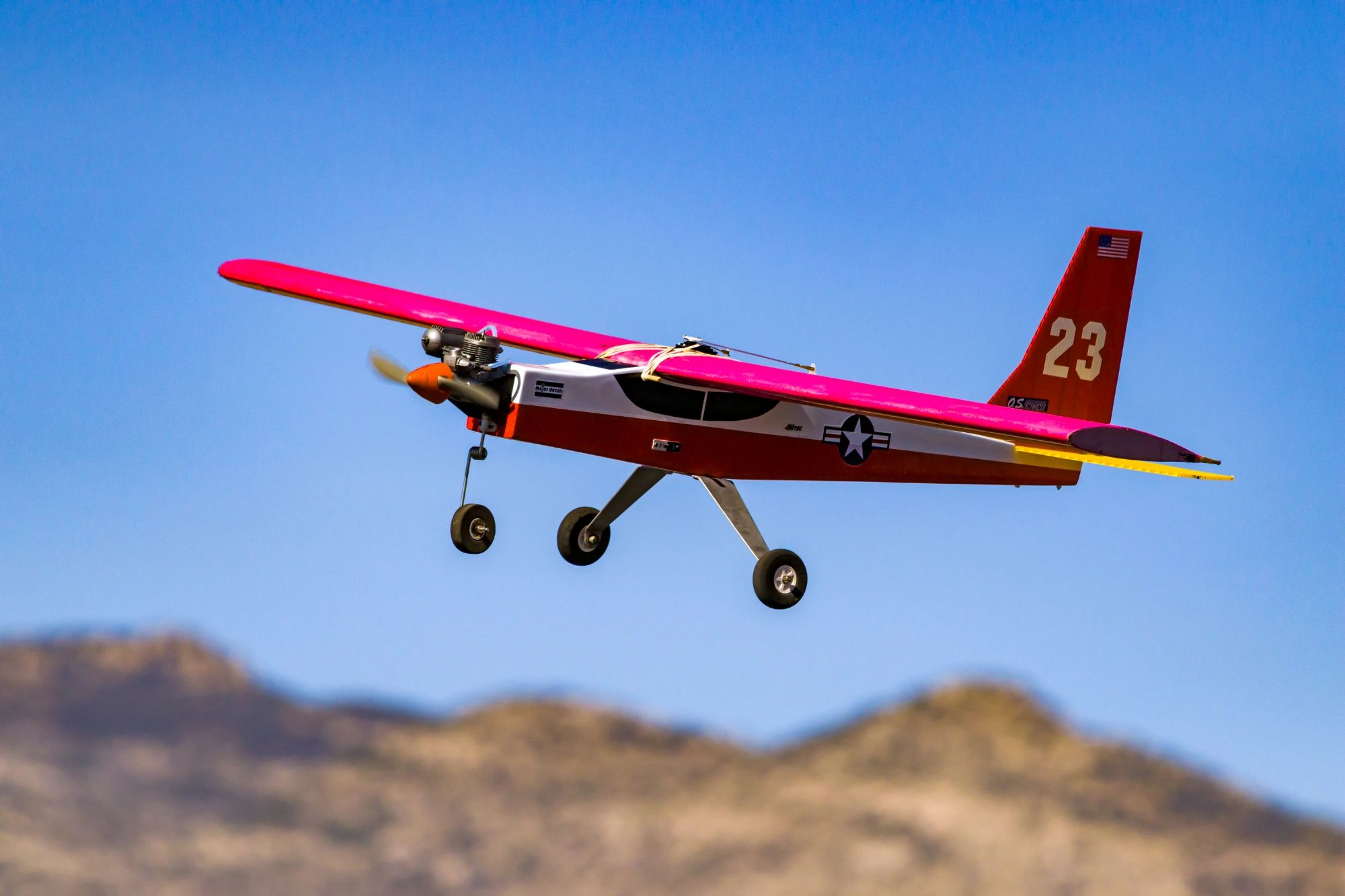 Thunder airplane in flight