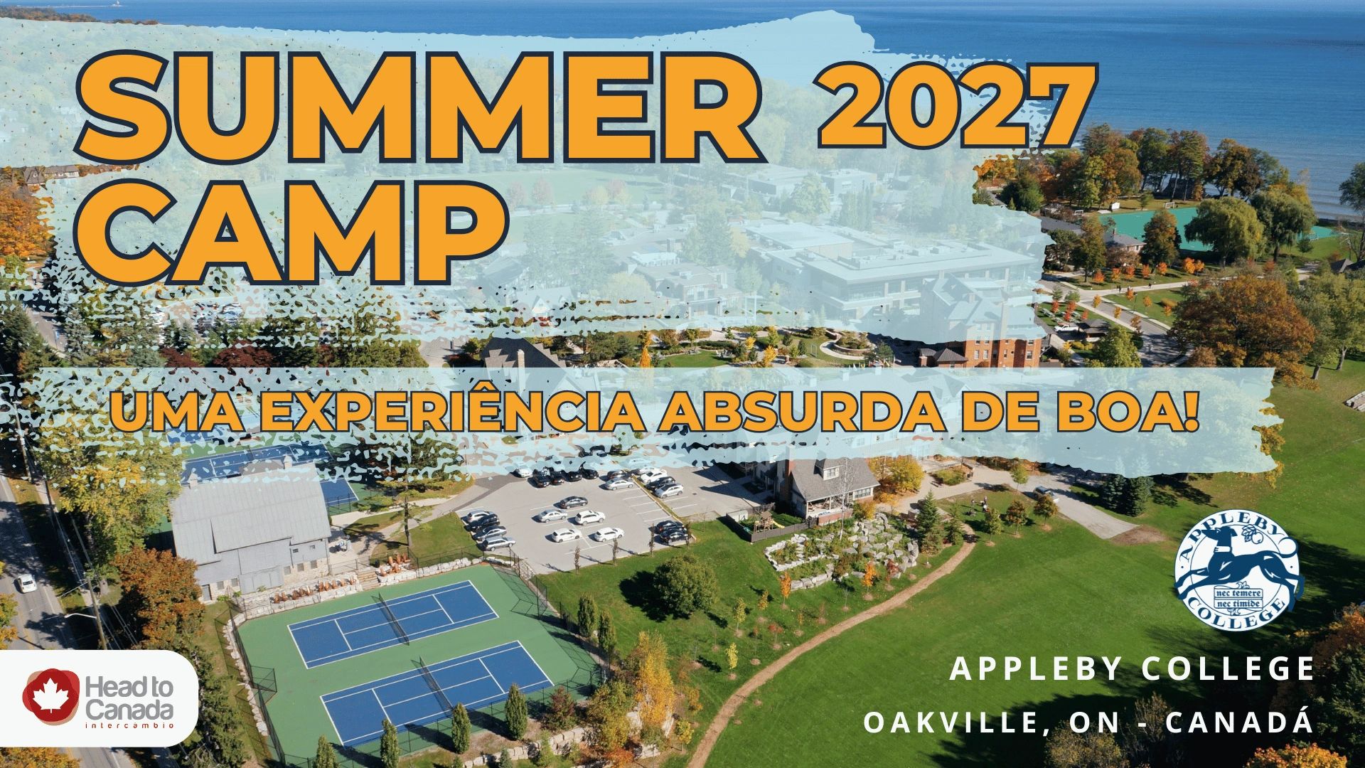 Summer camp 2027 at Appleby College in Canada.