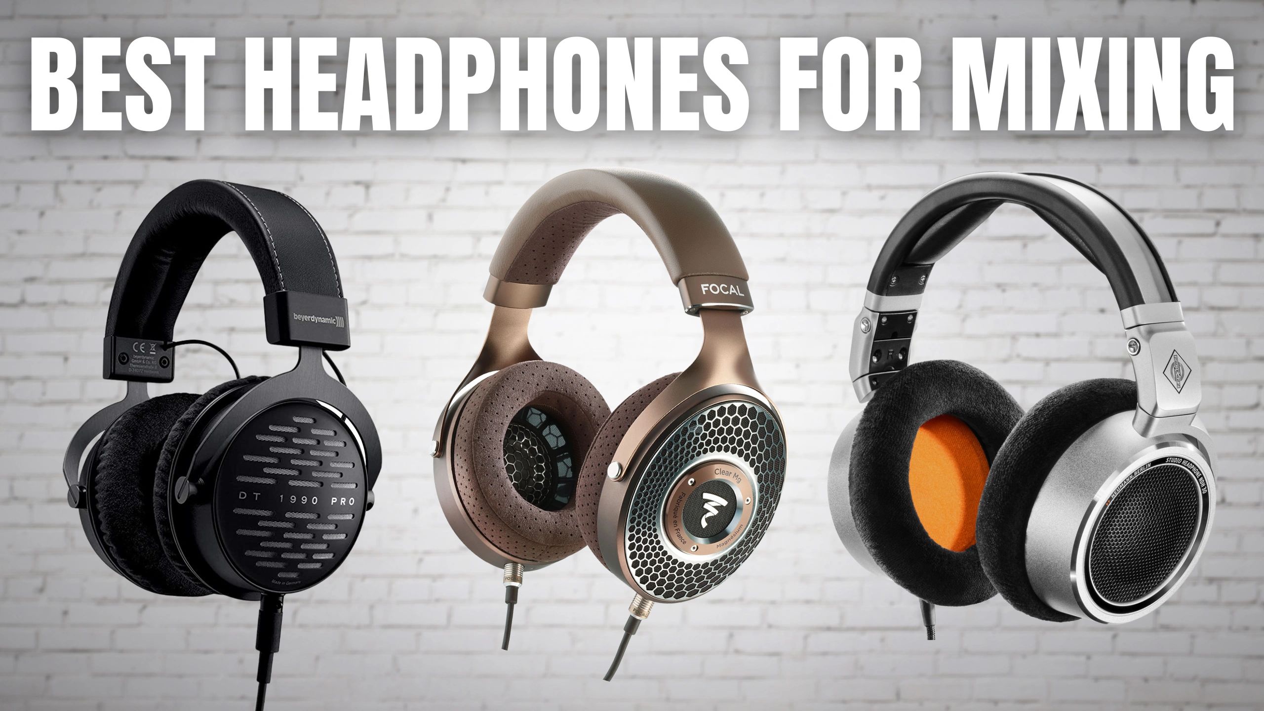 5 Best High-End Headphones For Mixing & Music Production