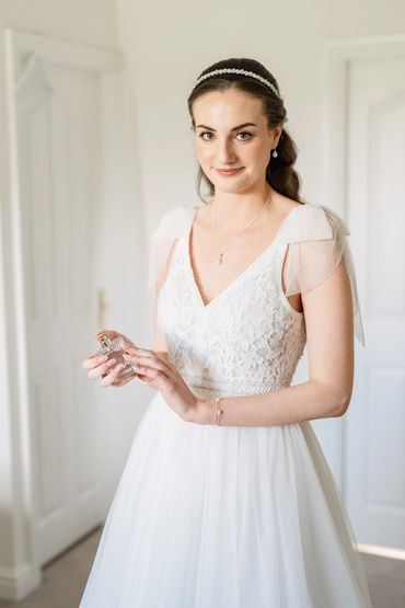 Timeless elegant natural bridal makeup at Capesthorne Hall