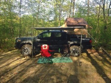 Wild Coast customer camping photo