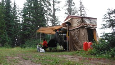 Wild Coast tent in the field