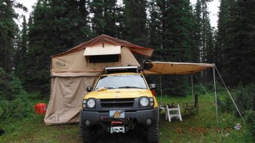 Wild Coast tent in the field