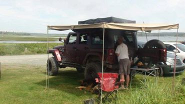 Wild Coast customer camping photo