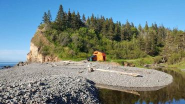 Wild Coast customer camping photo