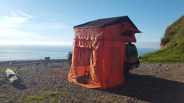 Wild Coast customer camping photo