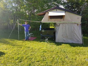 Wild Coast customer camping photo