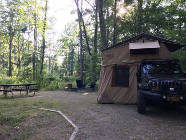 Wild Coast customer camping photo