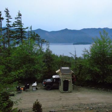 Wild Coast customer camping photo