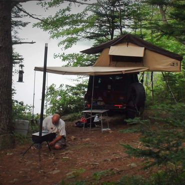 Wild Coast customer camping photo