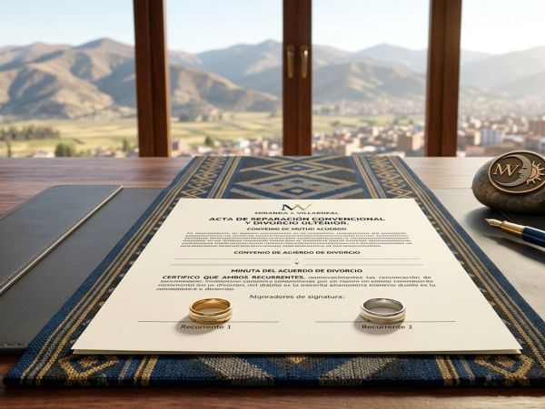 Divorcio - Mutuo Acuerdo-Huancayo-Notaria-Miranda